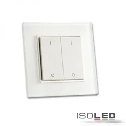 Sys-One 2 Zonen Aufbau Tastcontroller Dimmer batteriebetrieben Wandtaster Funk