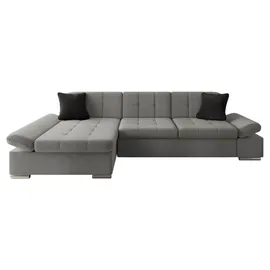 Mirjan24 Ecksofa Silbereichen, Textil, links montierbar, L-Form 278x161 cm, Wohnzimmer, Sofas & Couches, Wohnlandschaften, Ecksofas