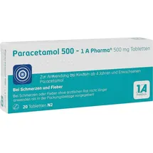 1 A Pharma Paracetamol 500 - 1 A Pharma Tabletten 20 St.