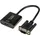 Logilink CV0060 Adapter [1x VGA-Stecker - 1x HDMI-Buchse] Schwarz