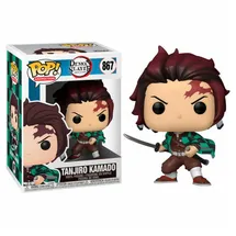 Funko Demon Slayer - Tanjiro Kamado 867 - Funko Pop! - Sammelfigur - Beige/Türkis/Rot