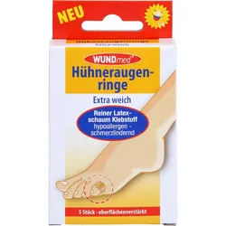 Hühneraugen Ringe Latex extra weich 5 St