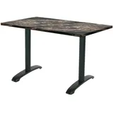 RestooTab - Tisch Bazila 160x80cm Dekor Marmor royal