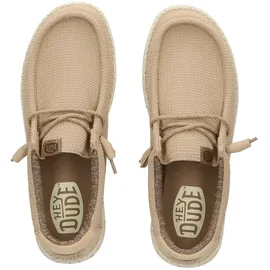 HEYDUDE Wally Sport Mesh Herren Beige/Braun 44