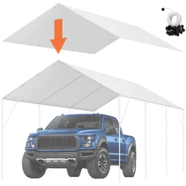 Vevor Zeltgarage 6 x 3 m Weiß