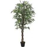 vidaXL Ahornbaum Künstlich 672 Blätter 180 cm Grün