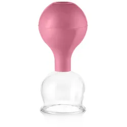 pulox Schröpfglas aus Echtglas pink 52mm 1 St