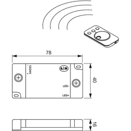 L&S LED-Funkdimmer Folgeset 12 V 36 W weiß Folgeset L&S