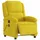vidaXL Massagesessel Elektrisch Samt 144,5 x 82 x 0 cm Gelb