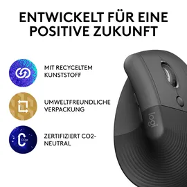 Logitech Lift Vertical Ergonomic graphite