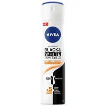 NIVEA Black&White Invisible Ultimate Impact Deodorant Spray 150 ml