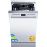 Midea SF 5.45NW10C Geschirrspüler (freistehend, 448 mm breit, Weiß)