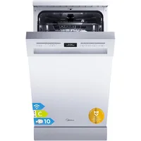 Midea SF 5.45NW10C Geschirrspüler (freistehend, 448 mm breit, Weiß)