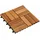 vidaXL Terrassenfliese 30 x 30 cm braun