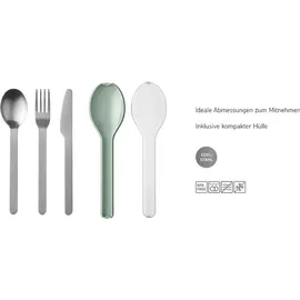 Mepal Besteht aus einem Messer, Gabel - Löffel - Grün