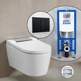 Geberit AquaClean Sela Komplett-SET Dusch-WC mit neeos Vorwandelement,, 146220211+16791BM#SET,