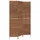vidaXL Paravent 3-tlg. Braun 122x180 cm Wasserhyazinthe