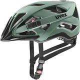 Uvex active cc Helm, Farbe:moss green-black matt, Größe:56-60 cm