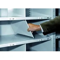 Schulte Lagertechnik Stecktrennblech, T400xH500 mm KH 40 mm für