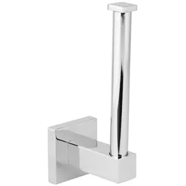 Fackelmann Toilettenpapierbevorrater MARE, verchromte Klopapierhalterung (Farbe: Silber), Menge: 1 Stück