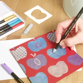 edding Filzstift 1 200 6 St. metallic