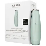 geske SmartAppGuidedTM MicroCurrent Face-Lift Pen | 6 in 1 Elektrisches Gesichtsmassagegerät Green