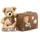 Steiff Fynn Teddybär im Koffer 28 cm