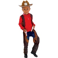 Rubies – Kostüm für Einsteiger, Cowboy, 3 – 4 Jahre, Braun