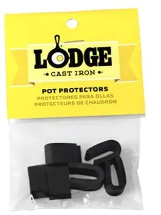 Lodge Topf Protektoren, 6Stk. schwarz