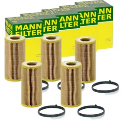 5x Mann-filter Hu 719/6 X Ölfilter Mit Dichtung Filtereinsatz 5-stück!: Ölfilter Vag: 06d115466 Vag: 06d115562 Vag: 06d198405 Jcb: 333h5424 Jcb: 333h5