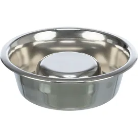 Trixie Slow Feeding Edelstahlnapf, 1,5 l / Ø 24 cm