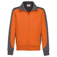 Hakro Sweatjacke Contrast Performance 477-27 Orange