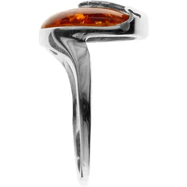 Ostsee-Schmuck Fingerring OSTSEE-SCHMUCK "Ostsee-Schmuck Ring Windflüchter 15 mm Ring Windflüchter 15 mm" Gr. 56, silber 925, (Sterlingsilber), Fingerring