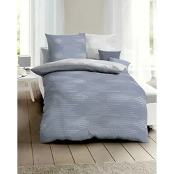 Kaeppel Wendebettwäsche »Ikat«, angenehm wärmend Kaeppel taube B/L: 135 cm x 200 cm