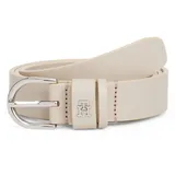 Tommy Hilfiger Damengürtel Leder 2,5 cm breit beige 90