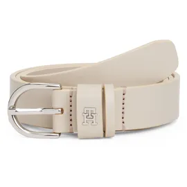Tommy Hilfiger Damengürtel Leder 2,5 cm breit beige 90