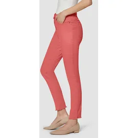 Madeleine Mid Waist Skinny-Hose mit Fransen in lachs | Gr.: 36