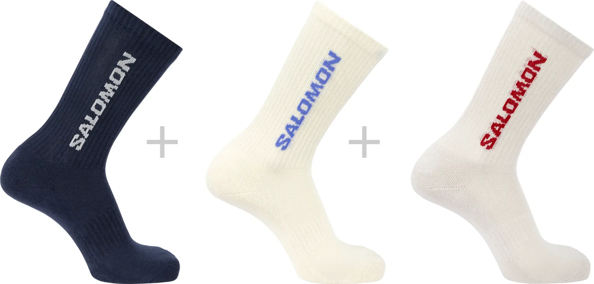 Socken SALOMON, Damen, Gr. L (42/44), spellbound, Obermaterial: 70% Baumwolle, 27% Polyamid, 3% Elasthan, Socken Socken, für Sportmode, sportlicher Stil, bequeme Passform