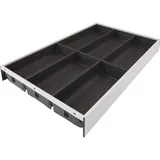Blum AMBIA-LINE Besteckkasten 50 x 30 x 5 cm Stahl seidenweiß/oriongrau matt