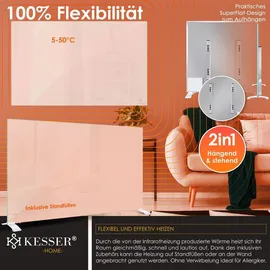 Kesser Infrarotheizung 500 W weiß