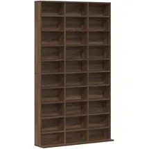 vidaXL CD-Regal 102 x 23 x 177,5 cm Braun