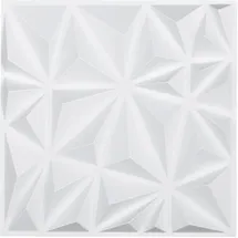 Vevor 3D-Wandpaneele VEVOR Mattweiß 33 St. 30 x 30 cm
