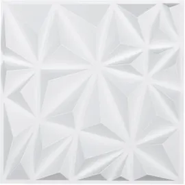 Vevor 3D-Wandpaneele VEVOR Mattweiß 33 St. 30 x 30 cm