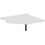 Geramöbel Verbindungsplatte höhenverstellbar Flex lichtgrau, anthrazit fünfeckig 122,5 x 122,5 x 68,0 - 80,0 cm