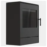 Kratki Kaminofen Kratki Kaminofen Koza ROLLO 2 Simple/ Panorama schwarze Verkleidung, 8 kW schwarz