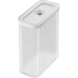 Zwilling FRESH & SAVE CUBE Box, 3M, Modulare & Stapelbare Vorratsdose, Luftdichte & Vakuumierbare Aufbewahrung, Spülmaschinengeeignet, Transparent