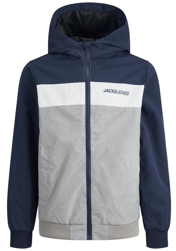 Jack & Jones Junior Outdoorjacke JJERUSH BLOCKING HOOD BOMBER JNR schwarz 140Dorins Kindermode