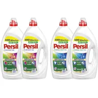 PERSIL Kraft-Gel-Set 4x 100 Waschladungen (400WL) 2x Color & 2x Universal, Flüssigwaschmittel mit Tiefenrein Technologie, für reine Wäsche und hygienische Frische für die Maschine