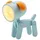 Realpower LED-Tier Taschenlampe Blue Dog
