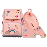 Jeune Premier Schulranzen-Set Ergomaxx Lady Gadget Pink 4tlg.